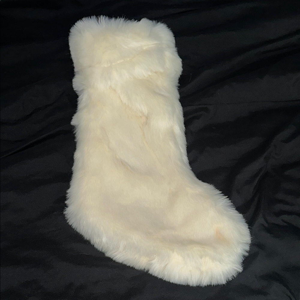 Faux Fur Christmas Stocking